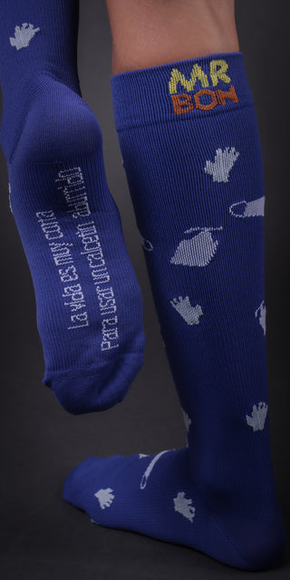 Blue Compression Socks Mr Bon®
