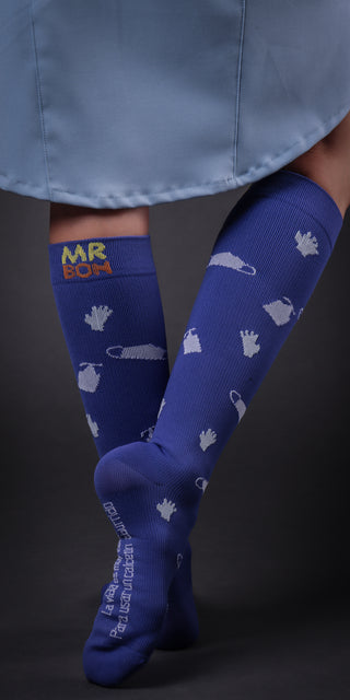 Blue Compression Socks Mr Bon®