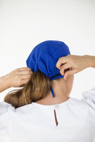 gorro quirurgico mr bon vista trasera ajuste con cordones