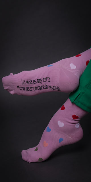 Pink Compression Socks Mr Bon®