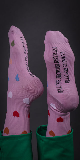 Pink Compression Socks Mr Bon®