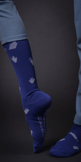 Blue Compression Socks Mr Bon®