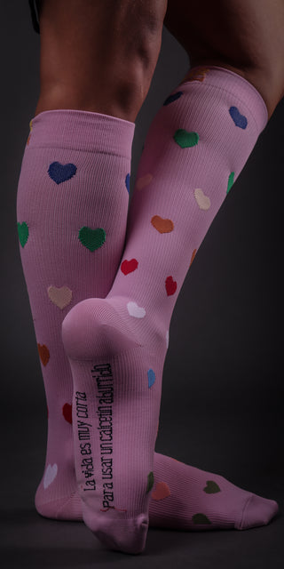 Pink Compression Socks Mr Bon®