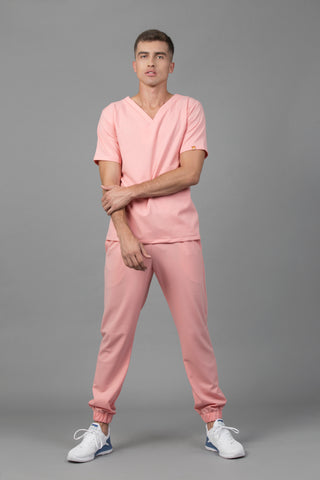 pijama quirurgica color rosa flamingo para hombre mr bon coleccion collins