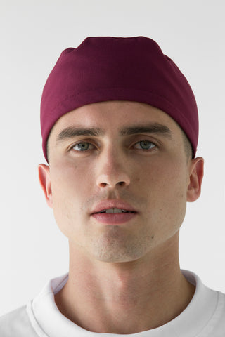 gorro quirurgico color vino para hombre