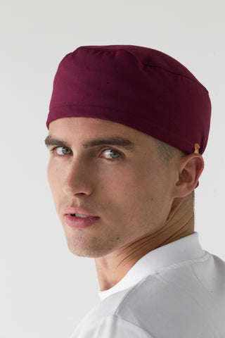 gorro quirurgico color marron para hombre