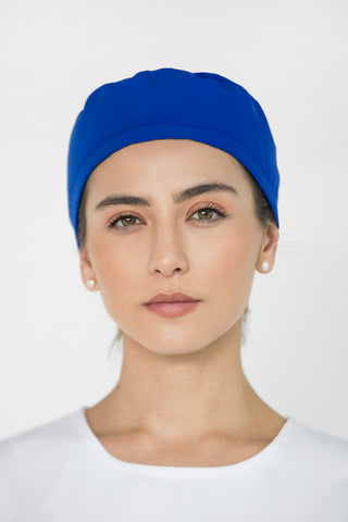 gorro quirurgico azul para mujer mr bon