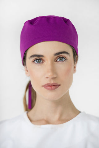 gorro quirurgico morada para mujer mr bon