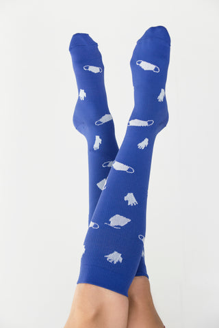 Blue Compression Socks Mr Bon®