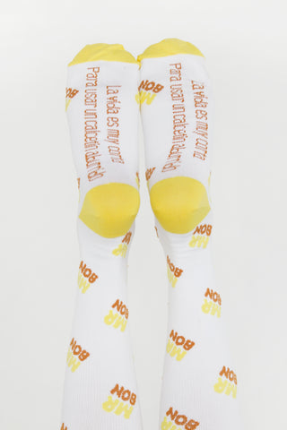 White Compression Socks Mr Bon®